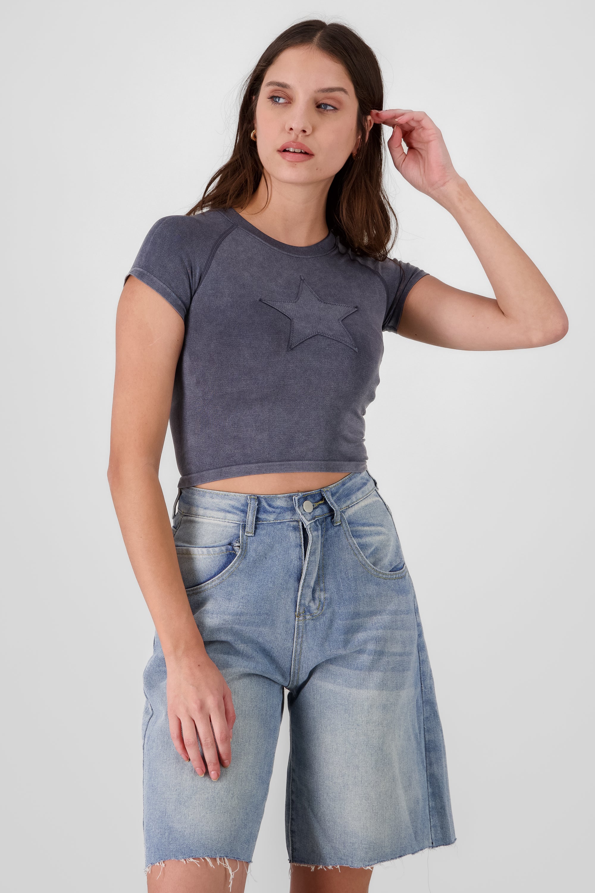 Washed Effect Top