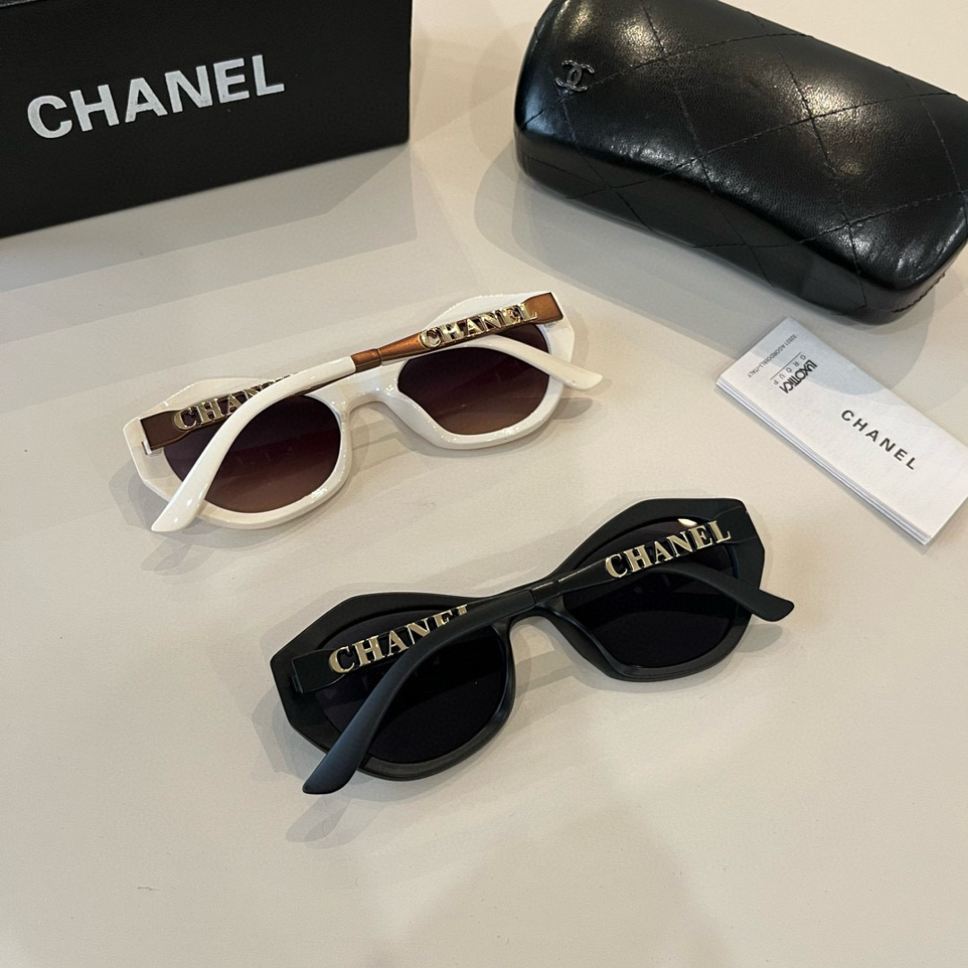 Chanel round frame sunglasses