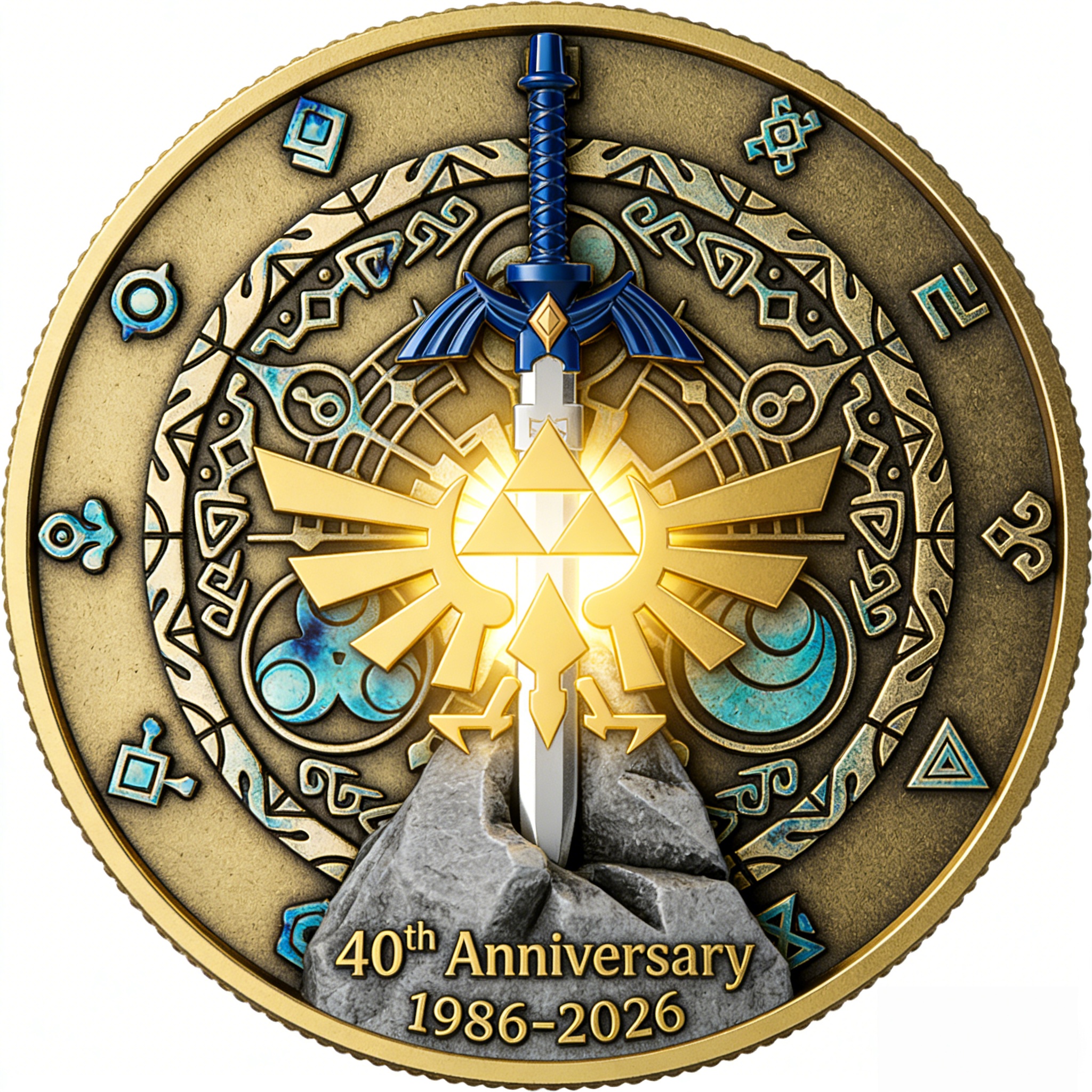 Zelda 40th Anniversary Legacy Coin