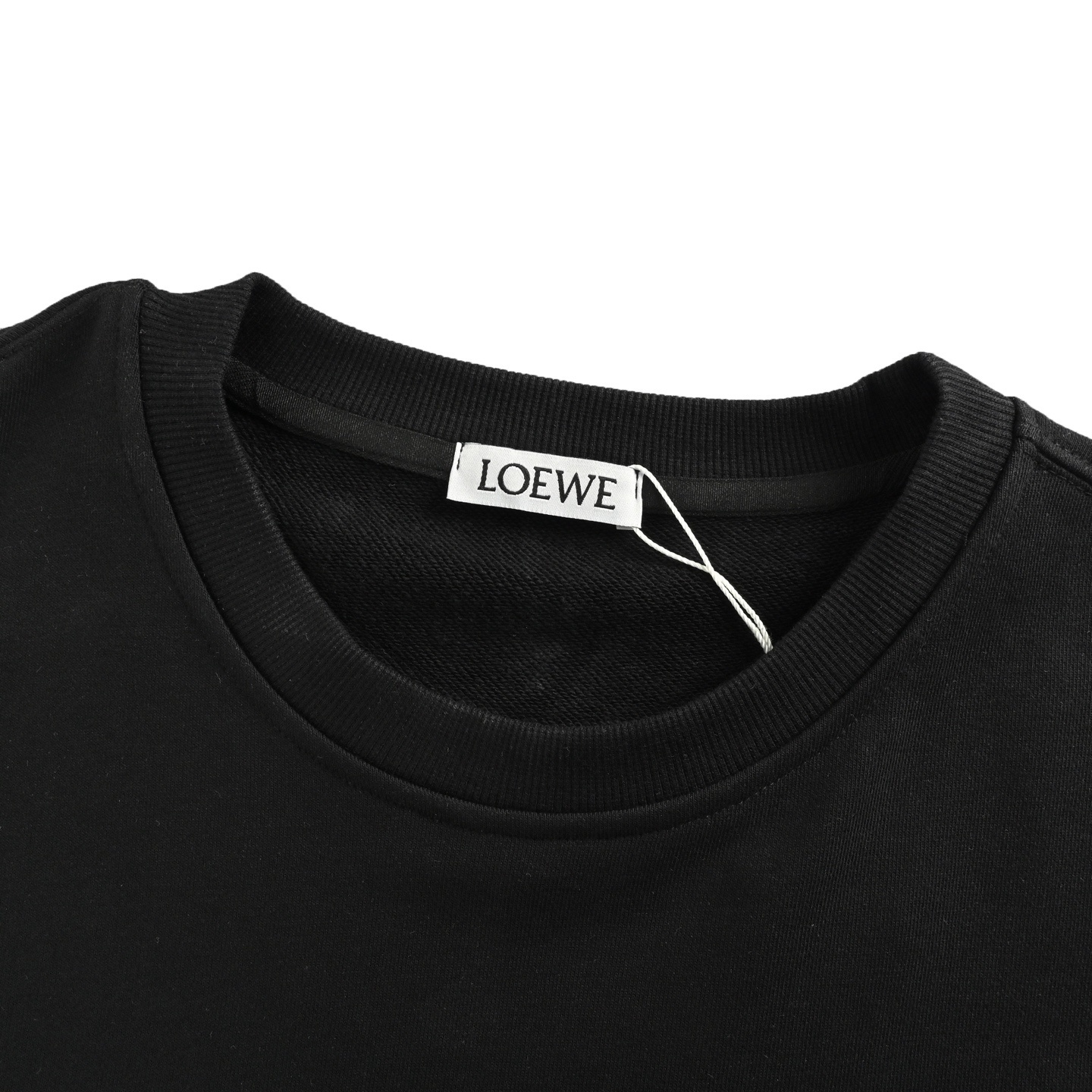 Loewe 25Fw dotted letter logo print crew neck sweatshirt