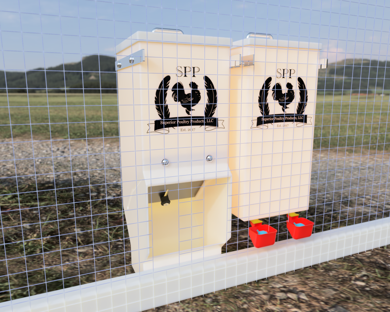 PRODUCERS PRIDE GALVANIZED METAL CHICKEN COOP