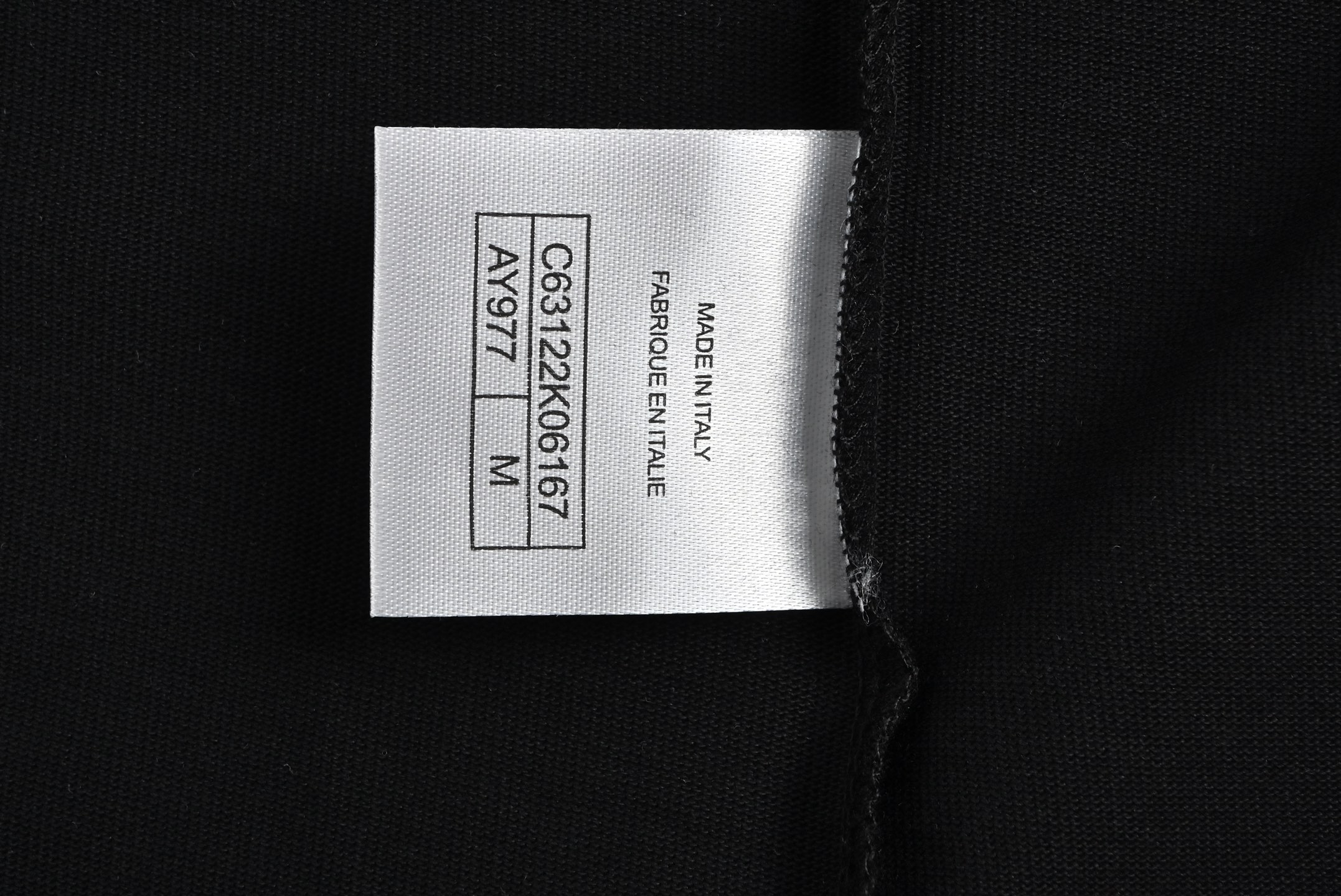 Chanel 25ss double C letter print short sleeve