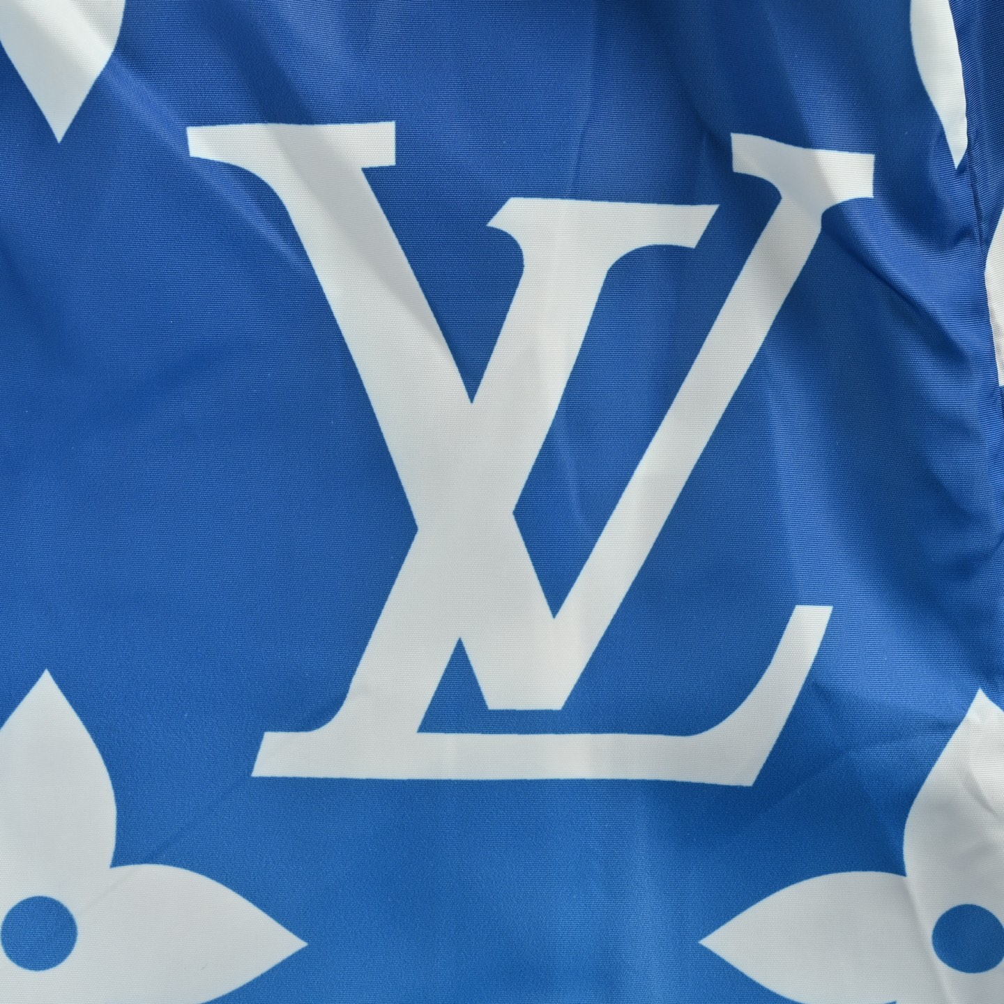Louis Vuitton Old Flower Gradient Blue Ribbon Shorts