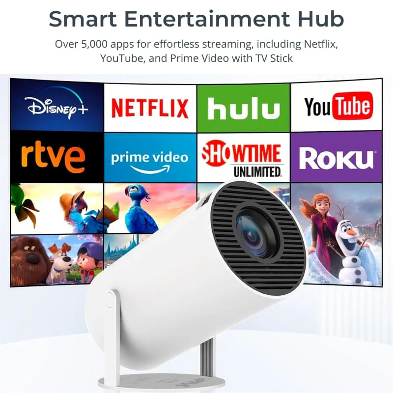 Today's special offer🔥Portable Smart Projector – 4K Home Cinema & Outdoor Projector
