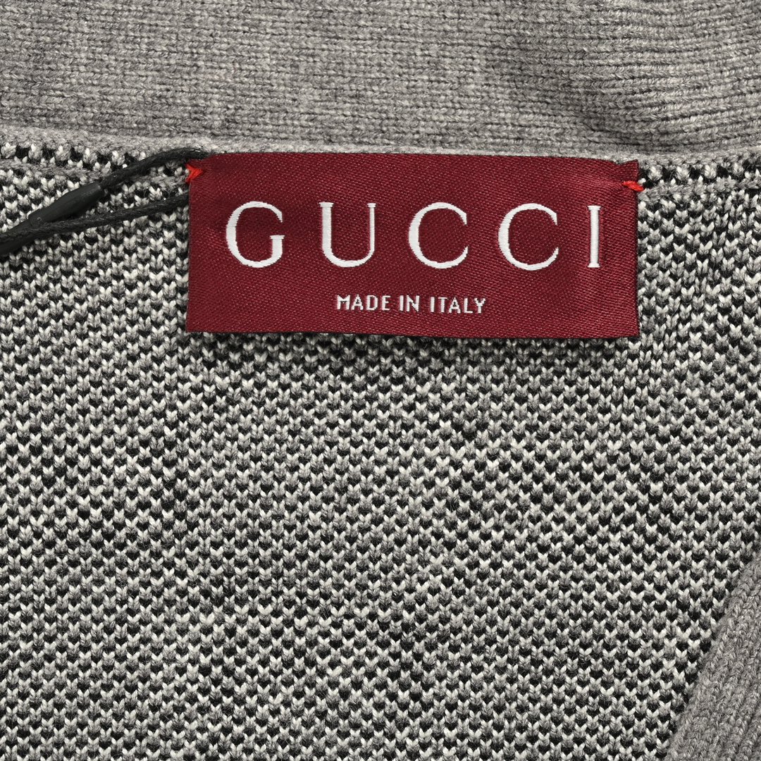 Gucci 24ss all-over print jacquard cardigan sweater