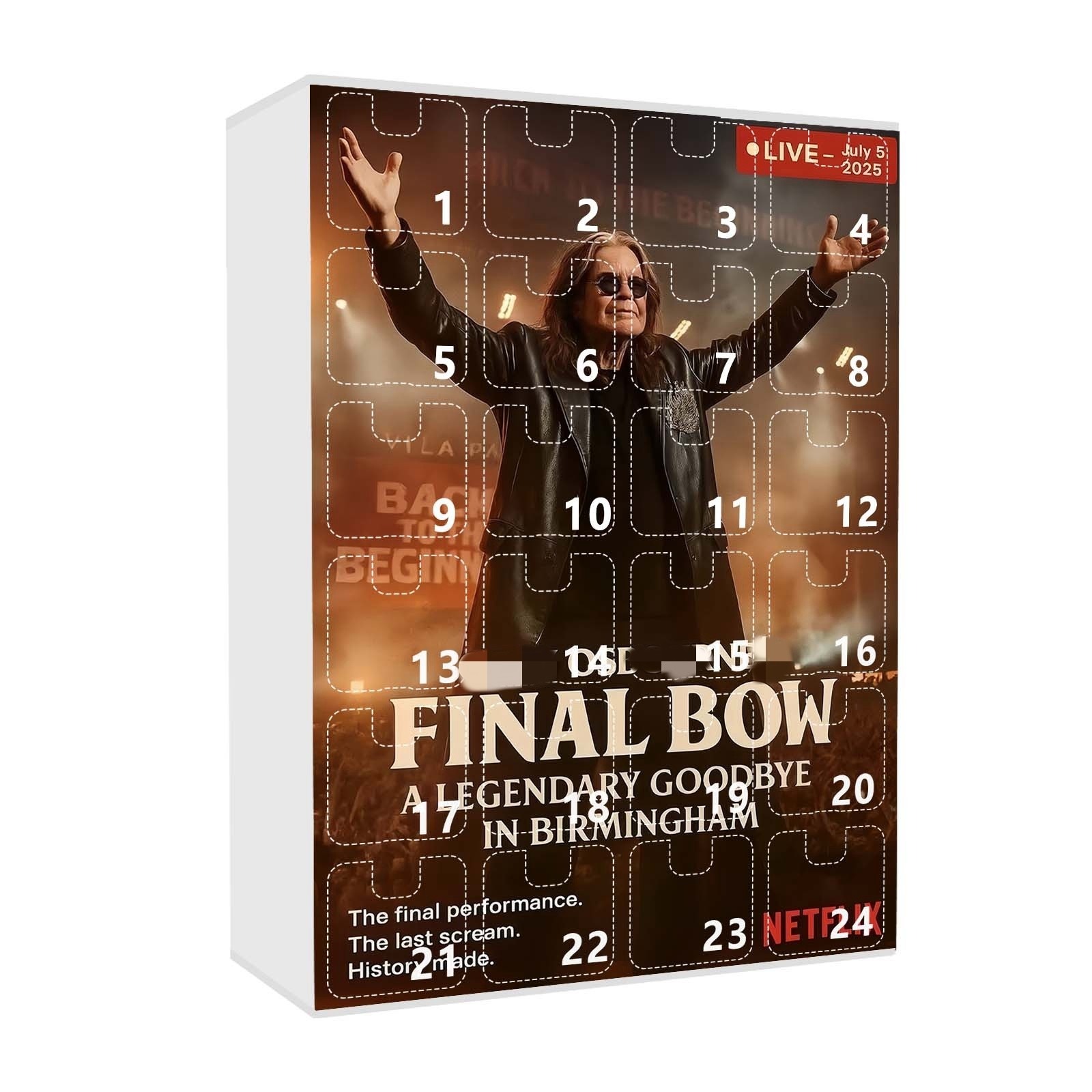 2025 New Ozzy Osbourne Countdown Set Mystery Advent Calendar