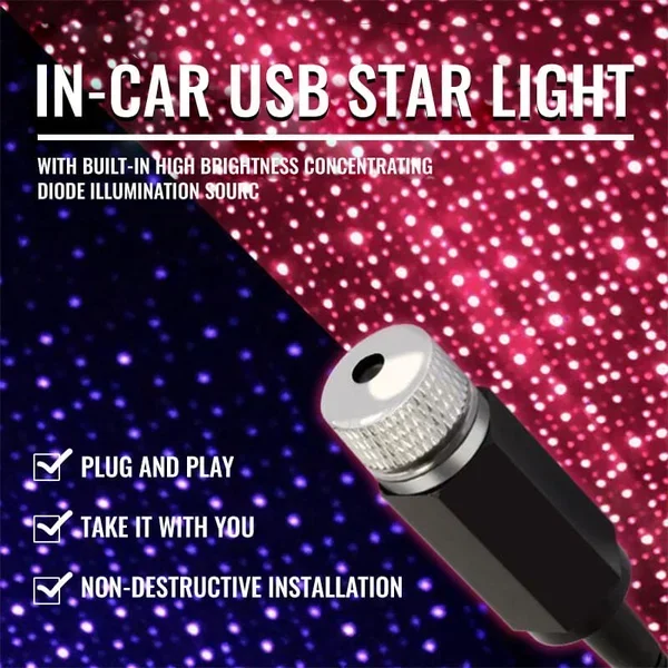 (🔥Last Day Promotion-SAVE 50% OFF) Usb Car Luminous Roof Lights-BUY 2 FREE SHIPPING