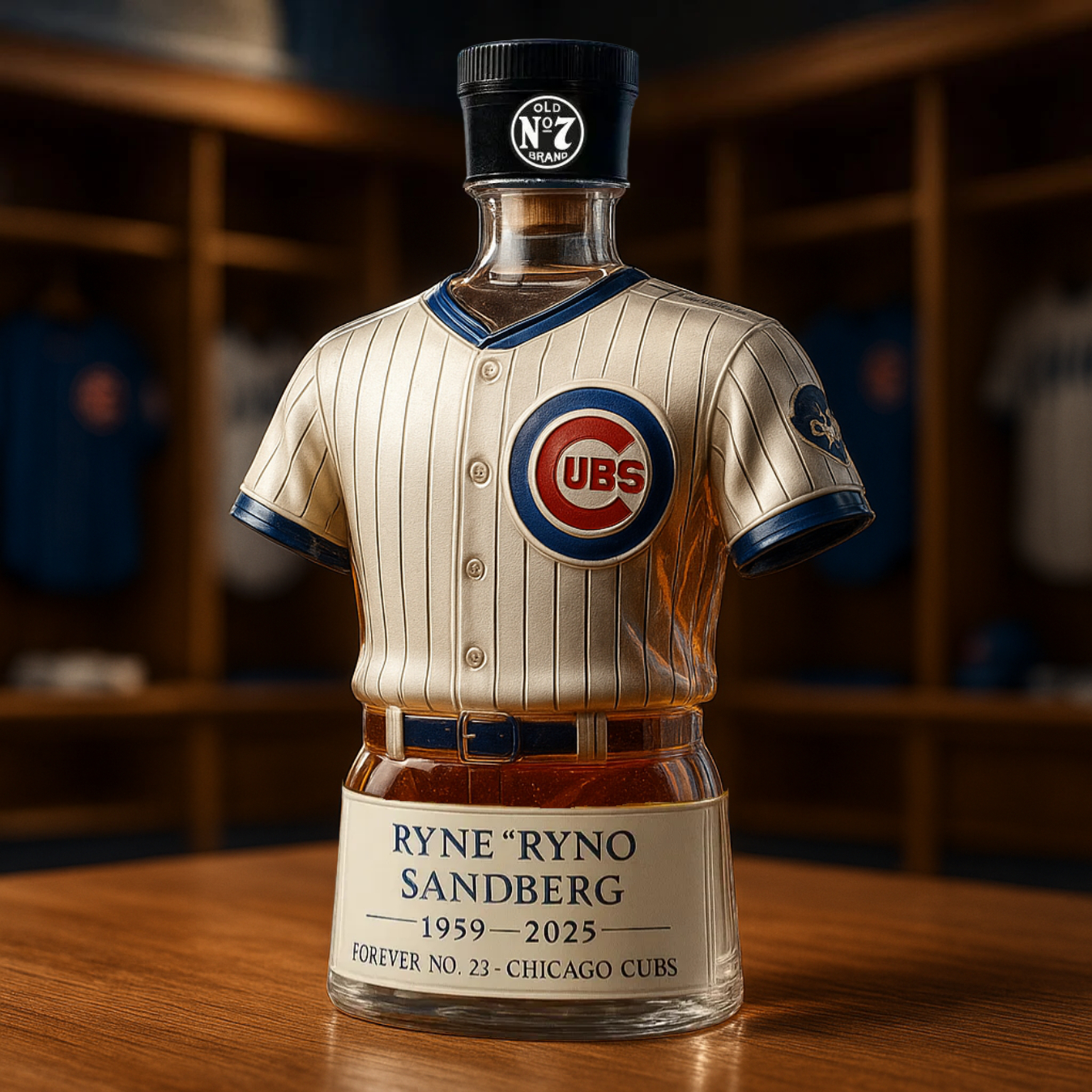 🧢 Ryne “Ryno” Sandberg Jersey Decanter – Forever No. 23