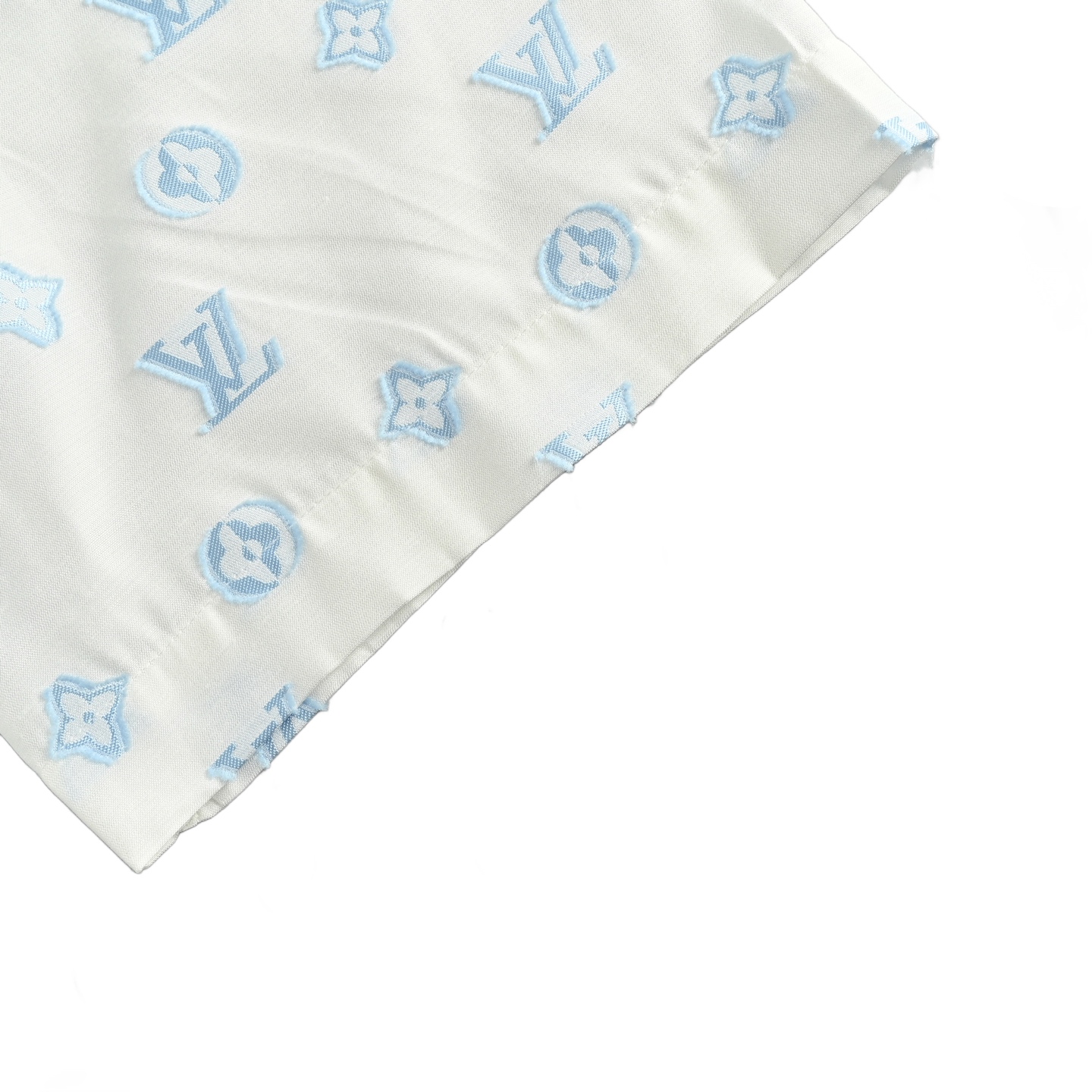 Louis Vuitton 25ss jacquard printed monogram short-sleeved shirt