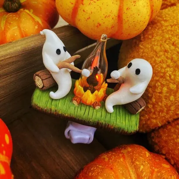 💥Daily Sales of 1000+🔥2024 Ghost Campfire Flickering Nightlight✨🔥👻