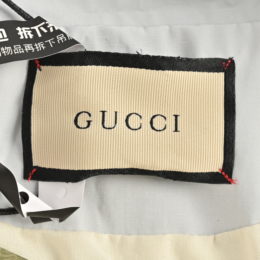 Gucci 24Fw patchwork all-over print monogram jacket