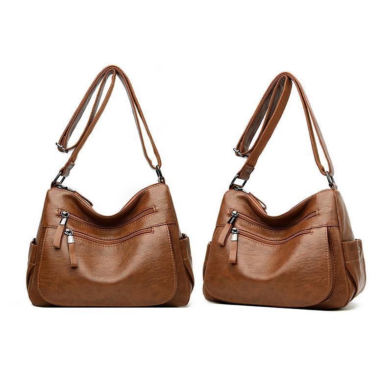 Casual Shoulder Bag Multi-pocket Large Crossbody Bag