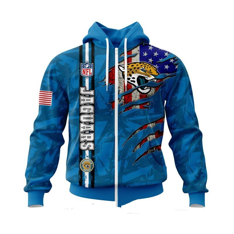 JACKSONVILLE JAGUARS 3D HOODIE SKULL0802