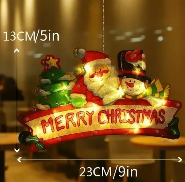 🎄 Window Hanging Lights