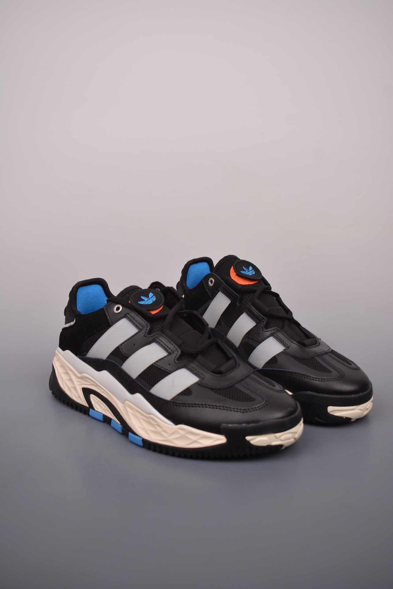Adidas Originals Niteball Black White Blue FW2477