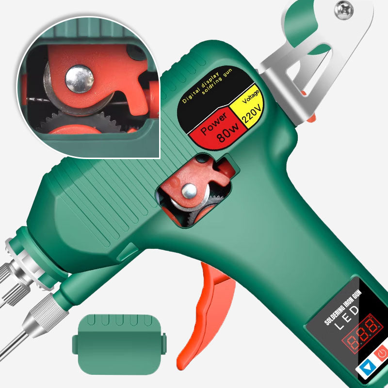 High Power Digital Display Manual Automatic Tin Wire Feeding Electric Soldering Iron