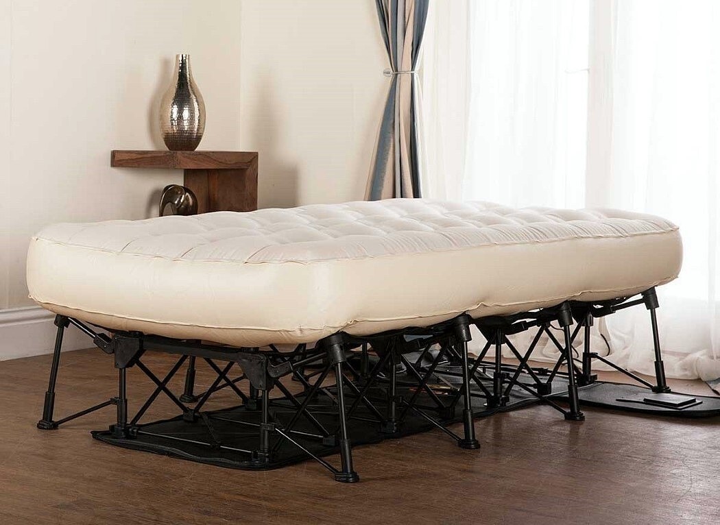 (Special discount) Portable and fast inflating Inflatable bed with supporte