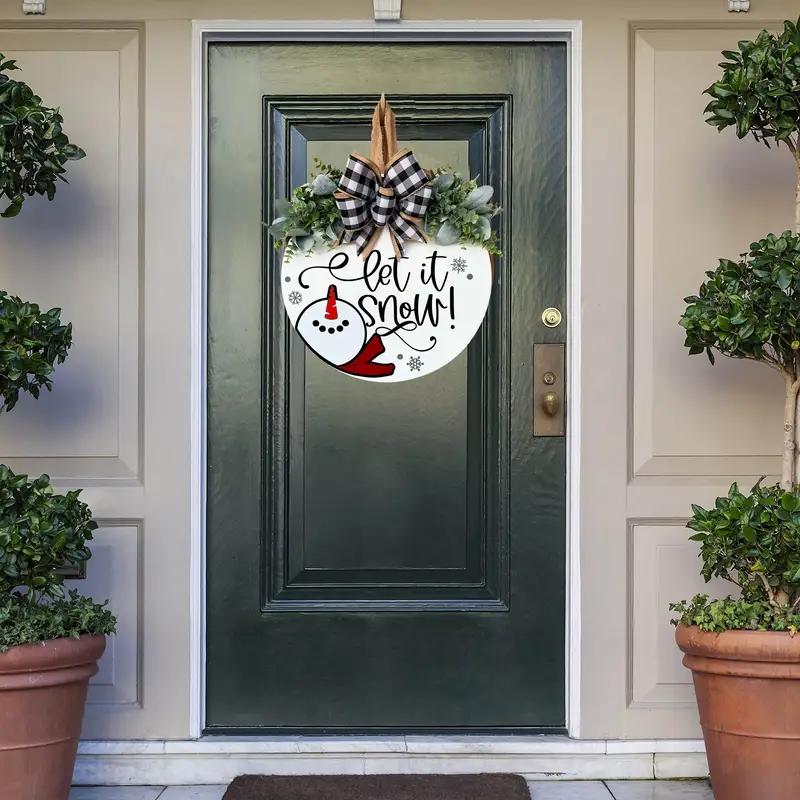 💐💐Christmas Front Door Wreath Decoration