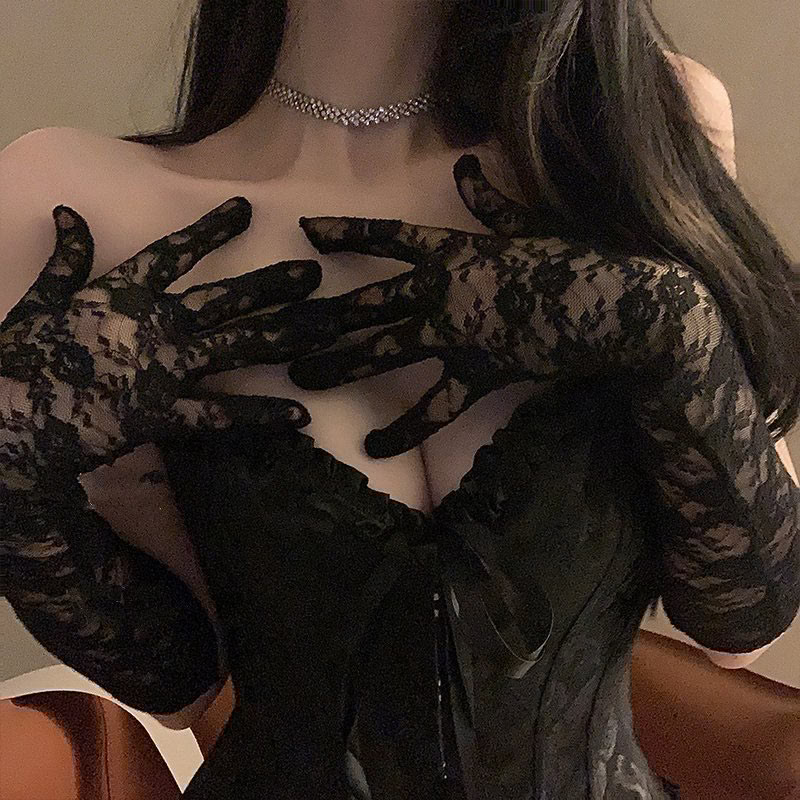 Cosplay Policewoman Uniform See-through Jumpsuit Lingerie