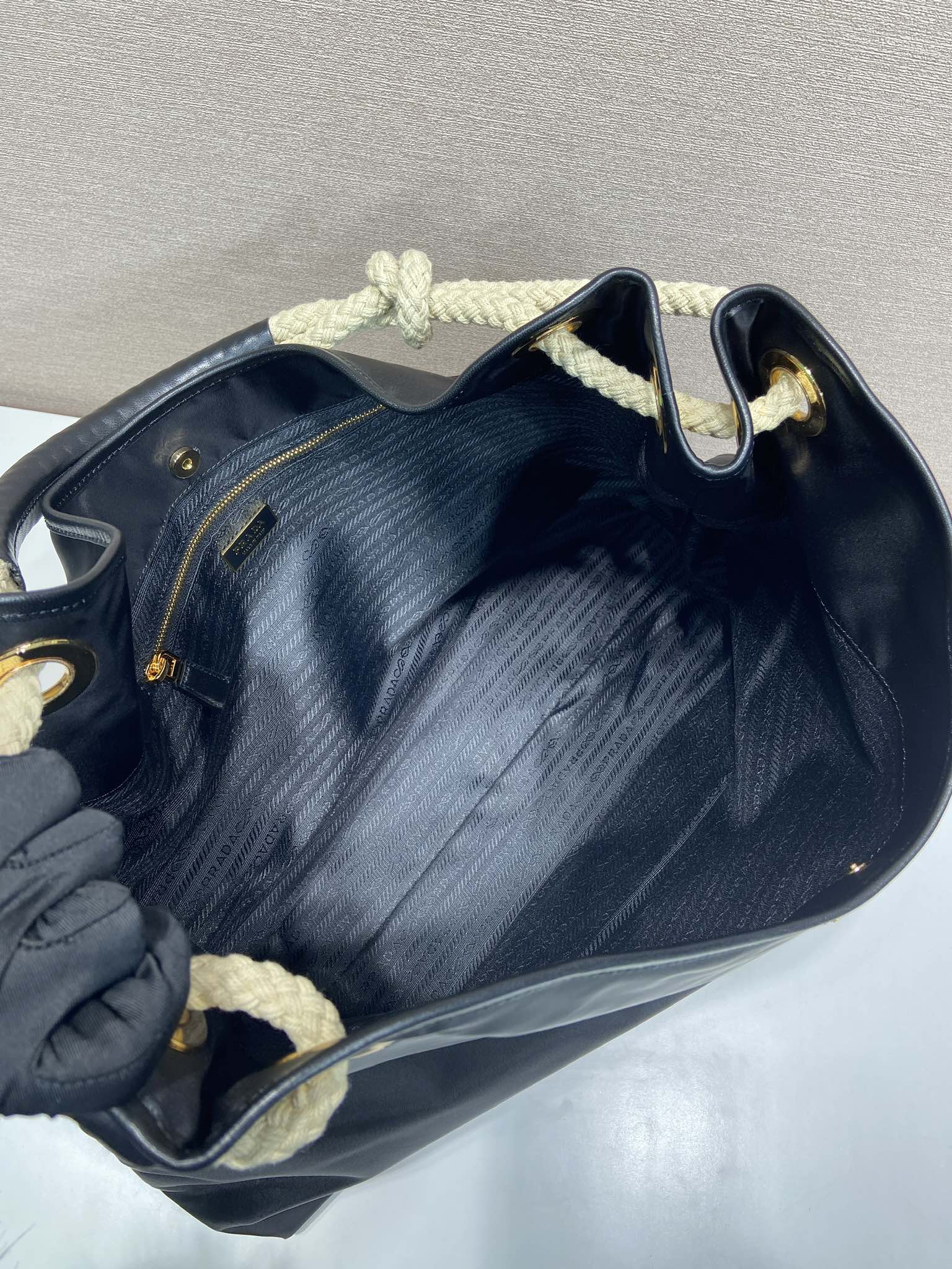Prada Nylon Tote Bag 1BC244