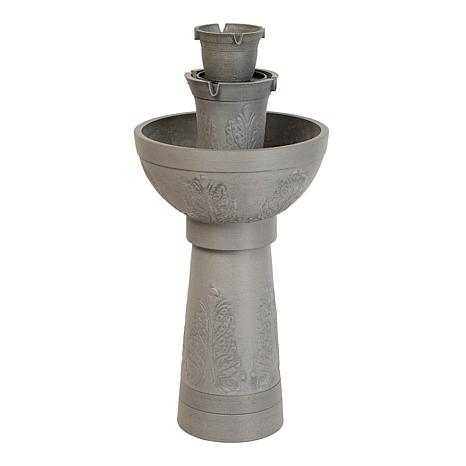 2025A🎉Limited Time Promotion💝Belmont Garden Aurel Cordless Modular Fountain w/Bird Feeder