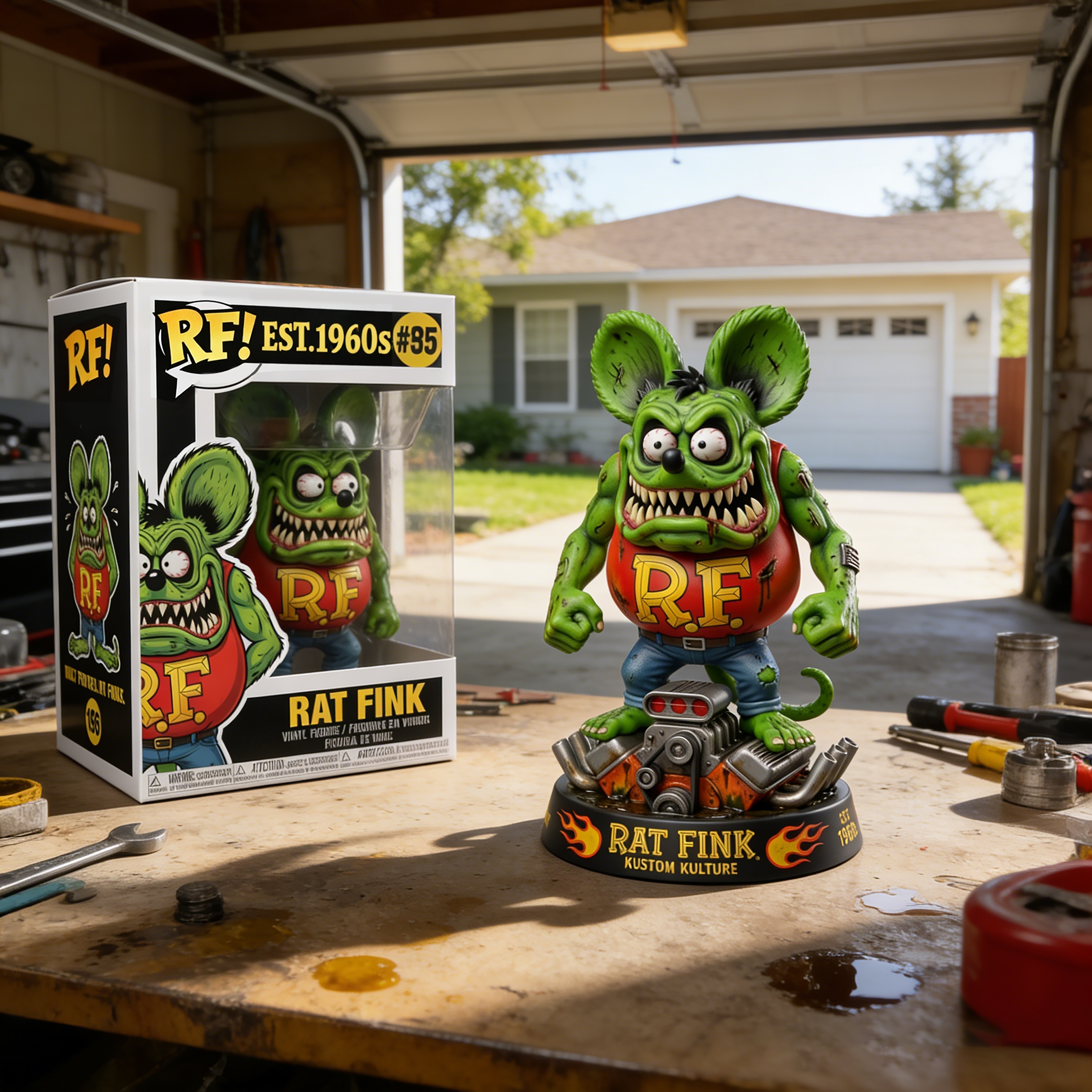🐀 Rat Fink Limited Garage Edition Figure