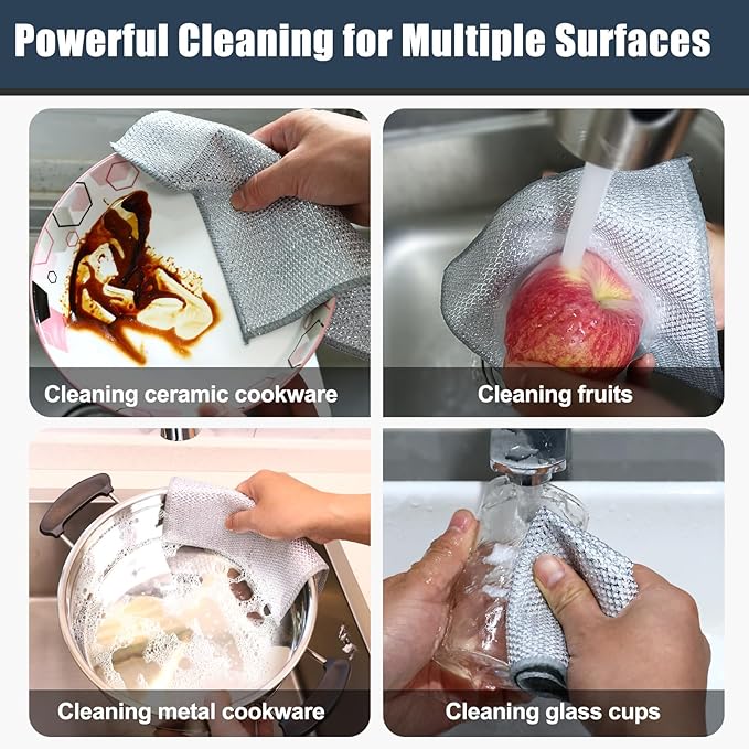 🔥2024 New upgraded version of steel wire dish cloth