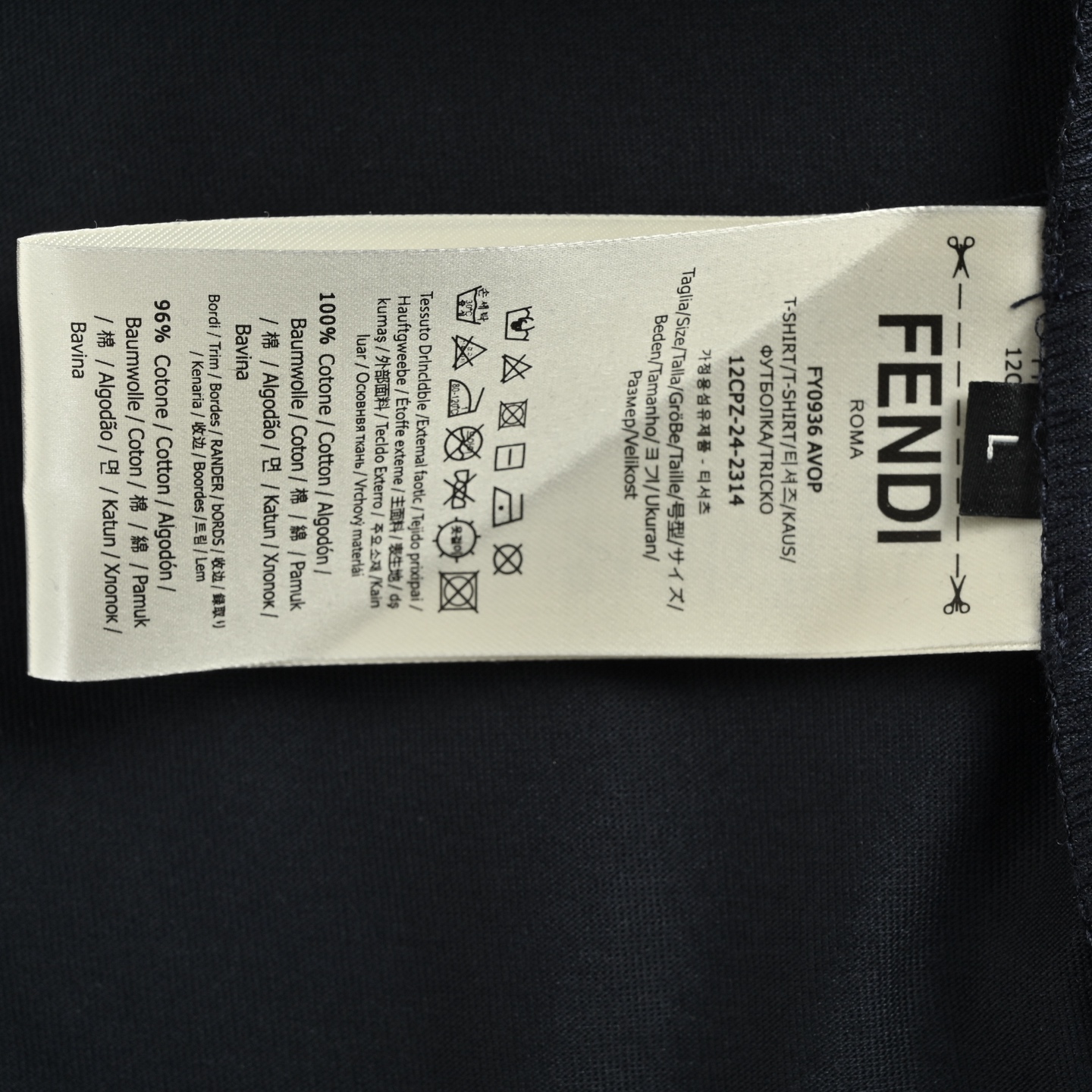 Fendi 25ss coral flower pocket short sleeve