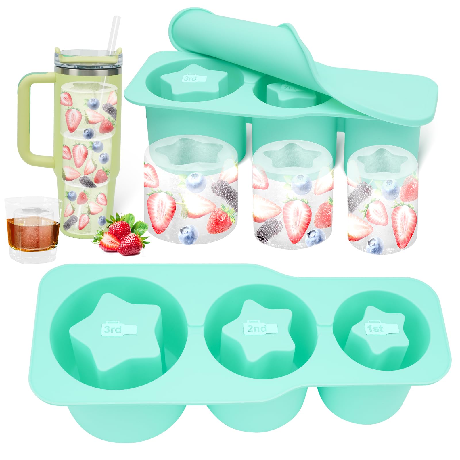 Ice cube mold for Stanley 30-40 oz accessories