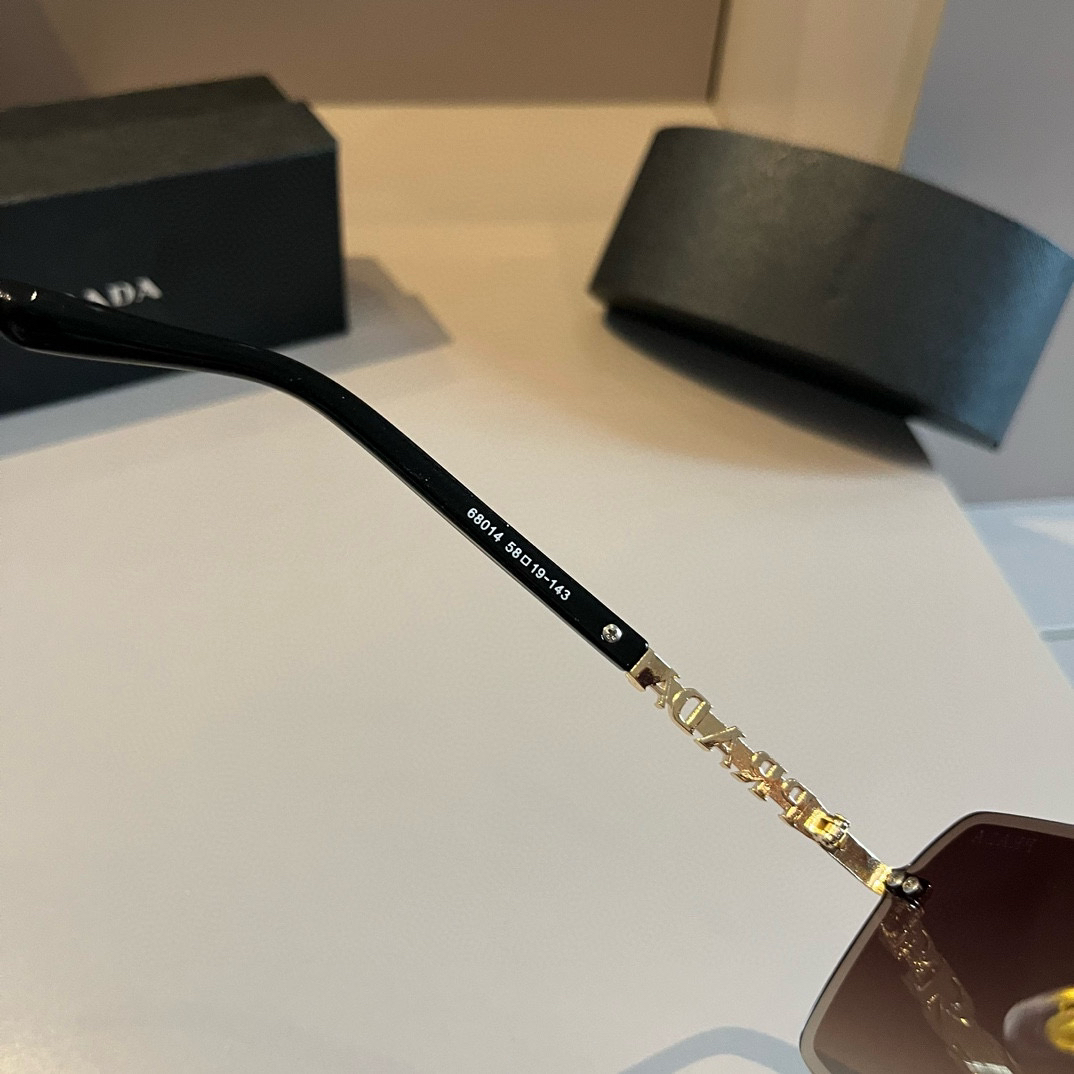 Prada rimless sunglasses