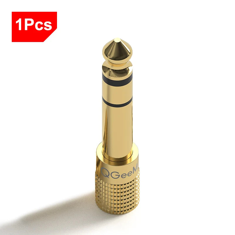 QGeeM 6.35mm to 3.5mm Earphone Audio Adapter