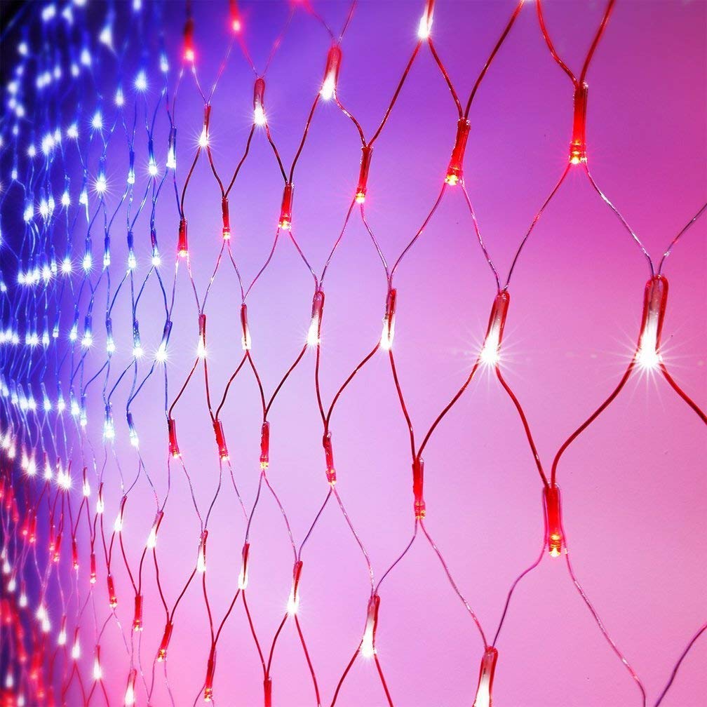 👍2024 New Arrival- 50% OFF💥Solar American LED Flag (420 LEDs)- Free Shipping