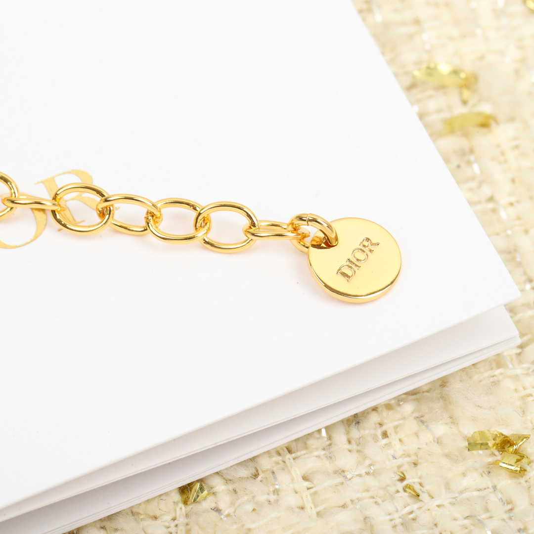 Dior Letter Brand Pearl Bracelet