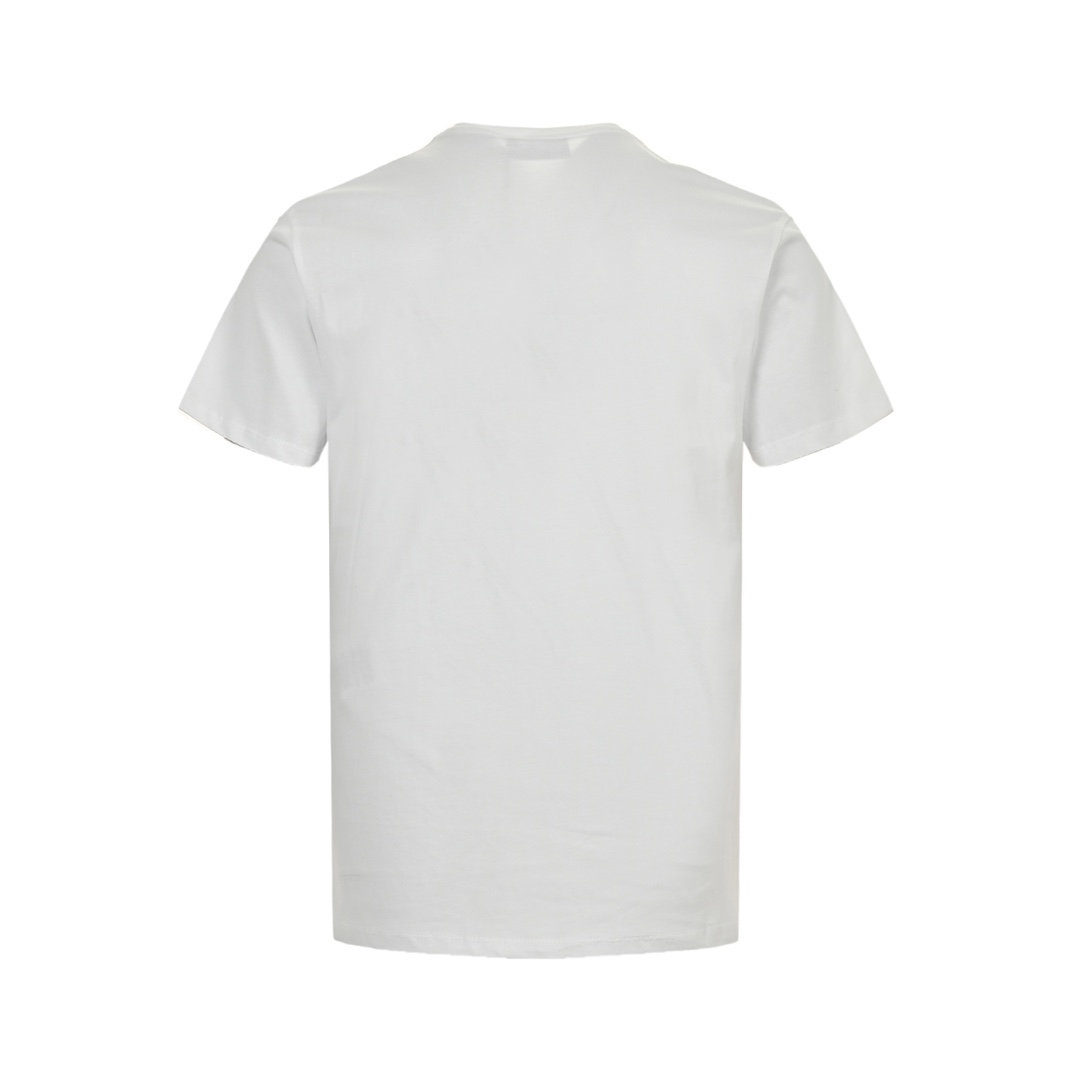 Gucci 24ss school emblem print short sleeves