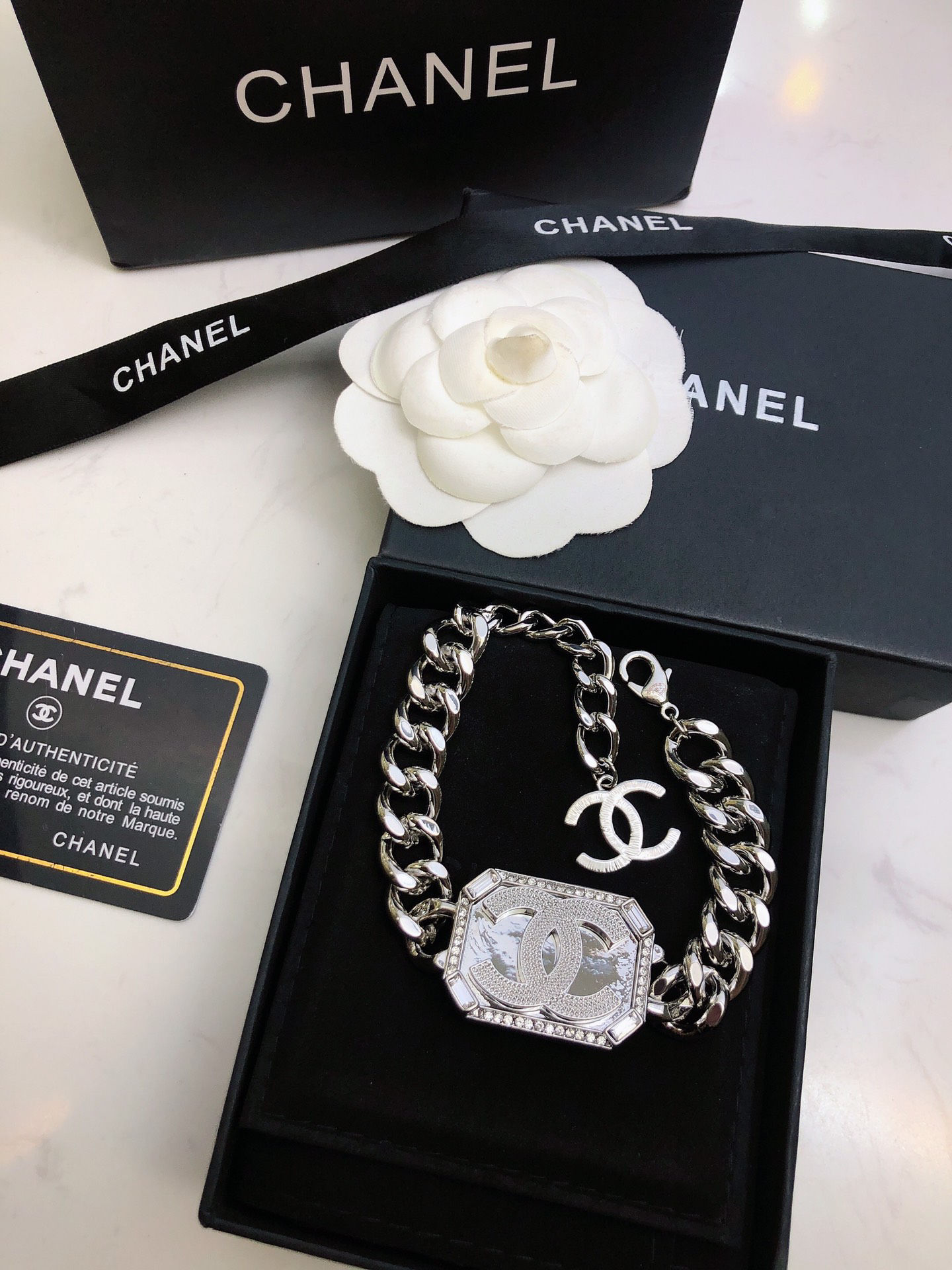 Chanel Flat Chain Bracelet
