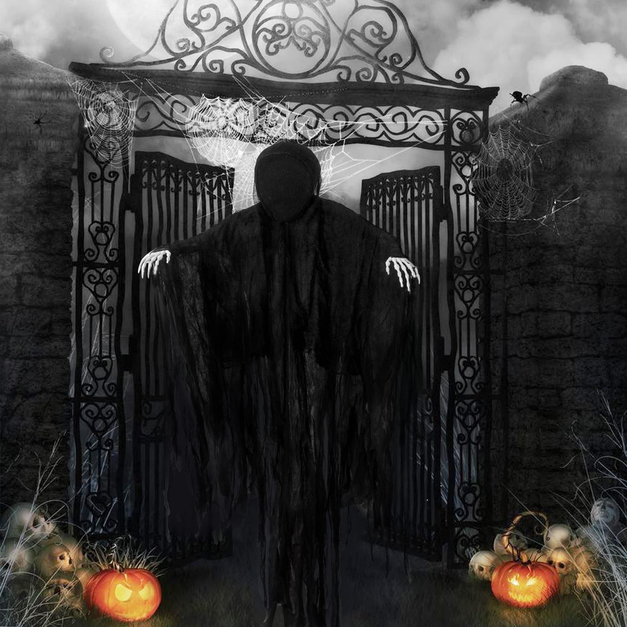 💥ON SALE💥Halloween Faceless Hanging Grim Reaper Outdoor Decor💀