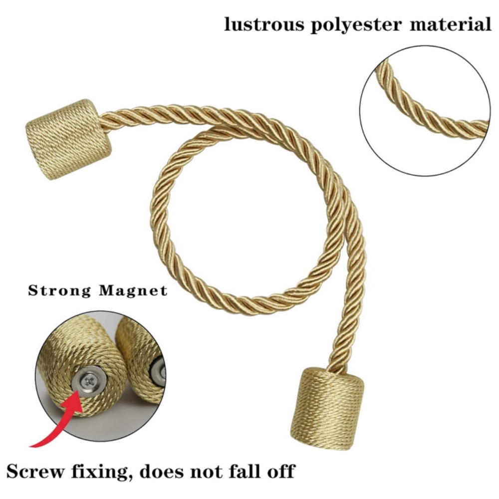 🔥On Sale🔥Strong Magnetic Curtain Tiebacks 2 Pack