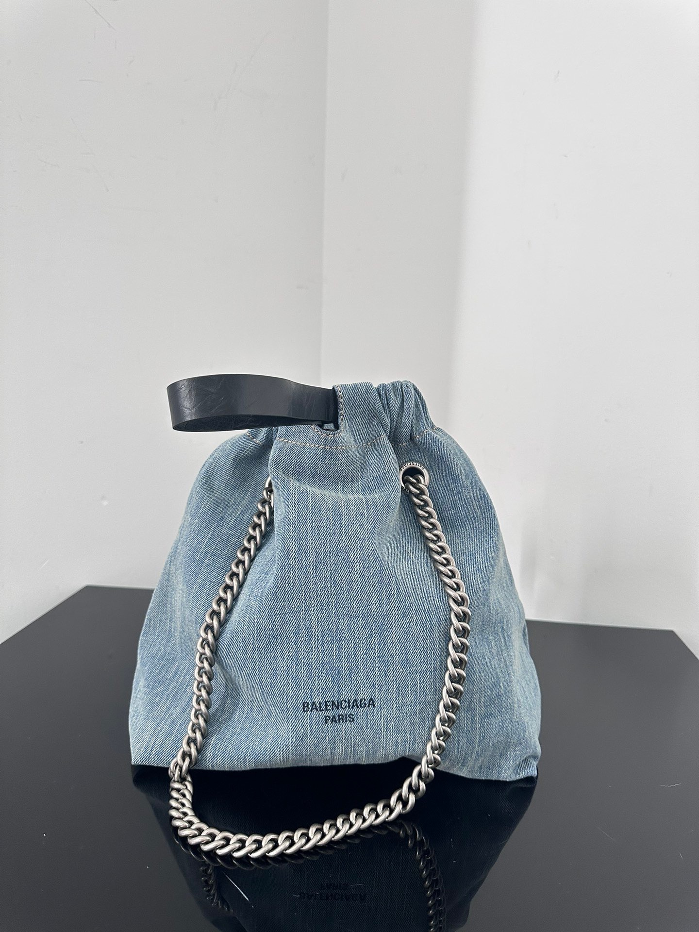Balenciaga crushtote denim handbag 0305