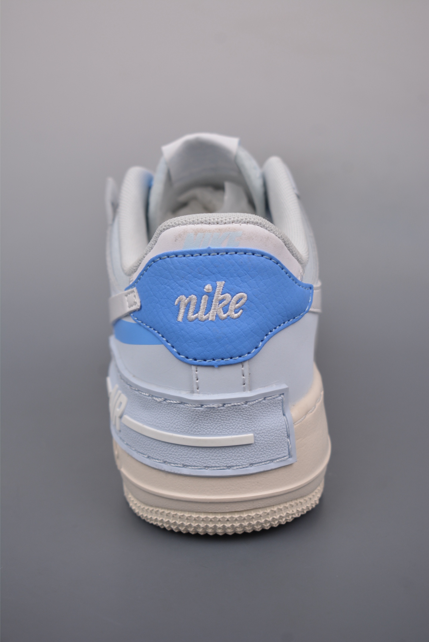 Nike WMNS Air Force 1 Shadow Leather White Blue DZ1847-400