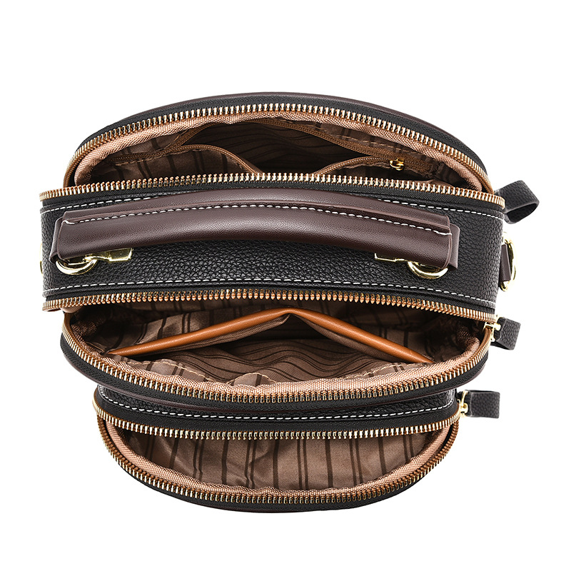 👍Last Day Promotion 60% OFF💥Classic Multifunctional Compartments Adjustable Wide Shoulder Strap Leather Crossbody Bag