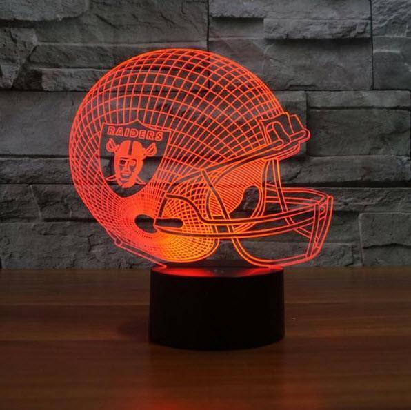 LAS VEGAS RAIDERS 3D LED LIGHT LAMP