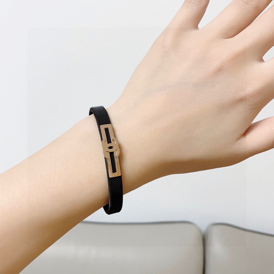 Chanel carbon black bracelet