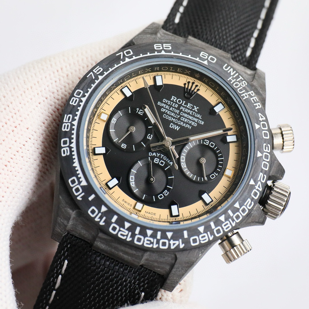 ROLEX-Cosmic Chronograph Daytona Series Carbon Fiber Custom Edition