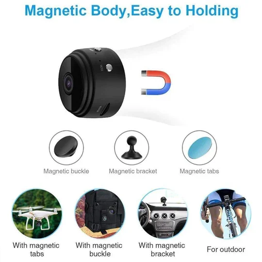 🔥Hot Sale🔥1080p Magnetic Upgrade Mini WIFI Camera Wide Angle😍-Buy 2 Save 15%