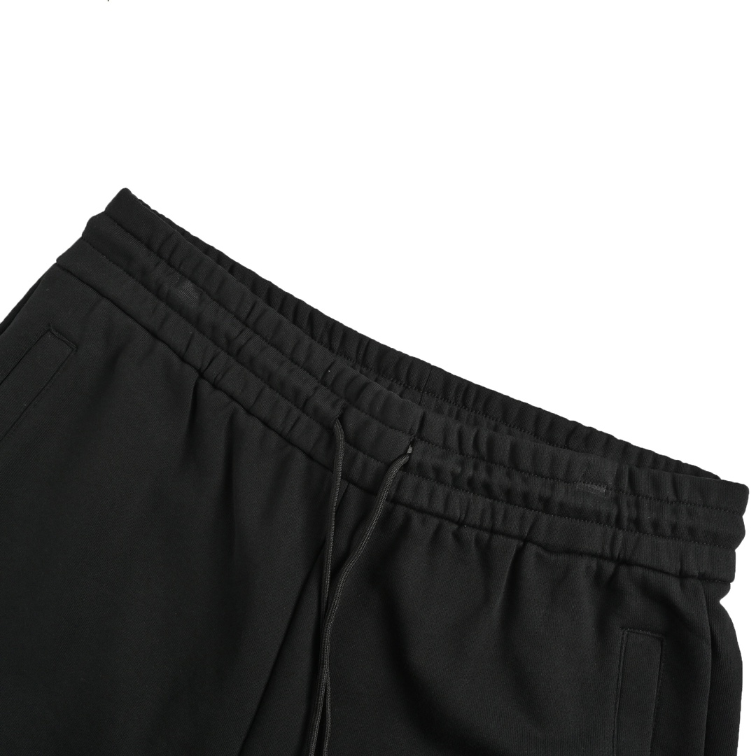 Loewe 23Fw embroidered colorblock logo trousers