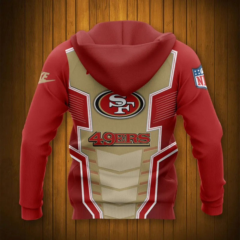 SAN FRANCISCO 49ERS 3D HOODIE TTB4326