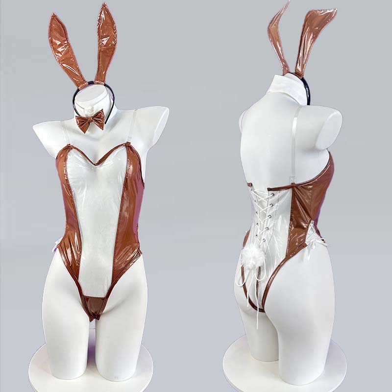 Cosplay Bunny Lace Up Sexy Jumpsuit Lingerie
