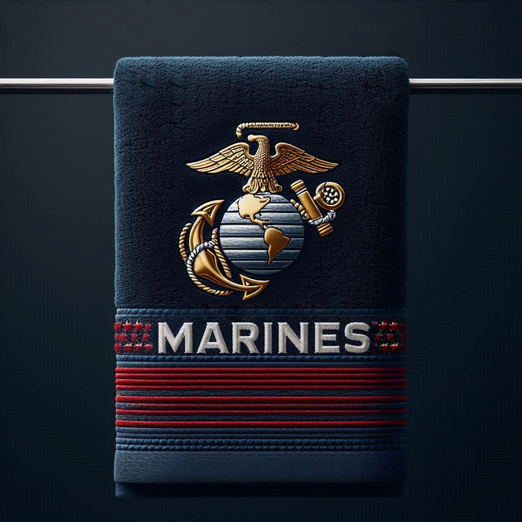 Veteran Tribute Embroidered Towel