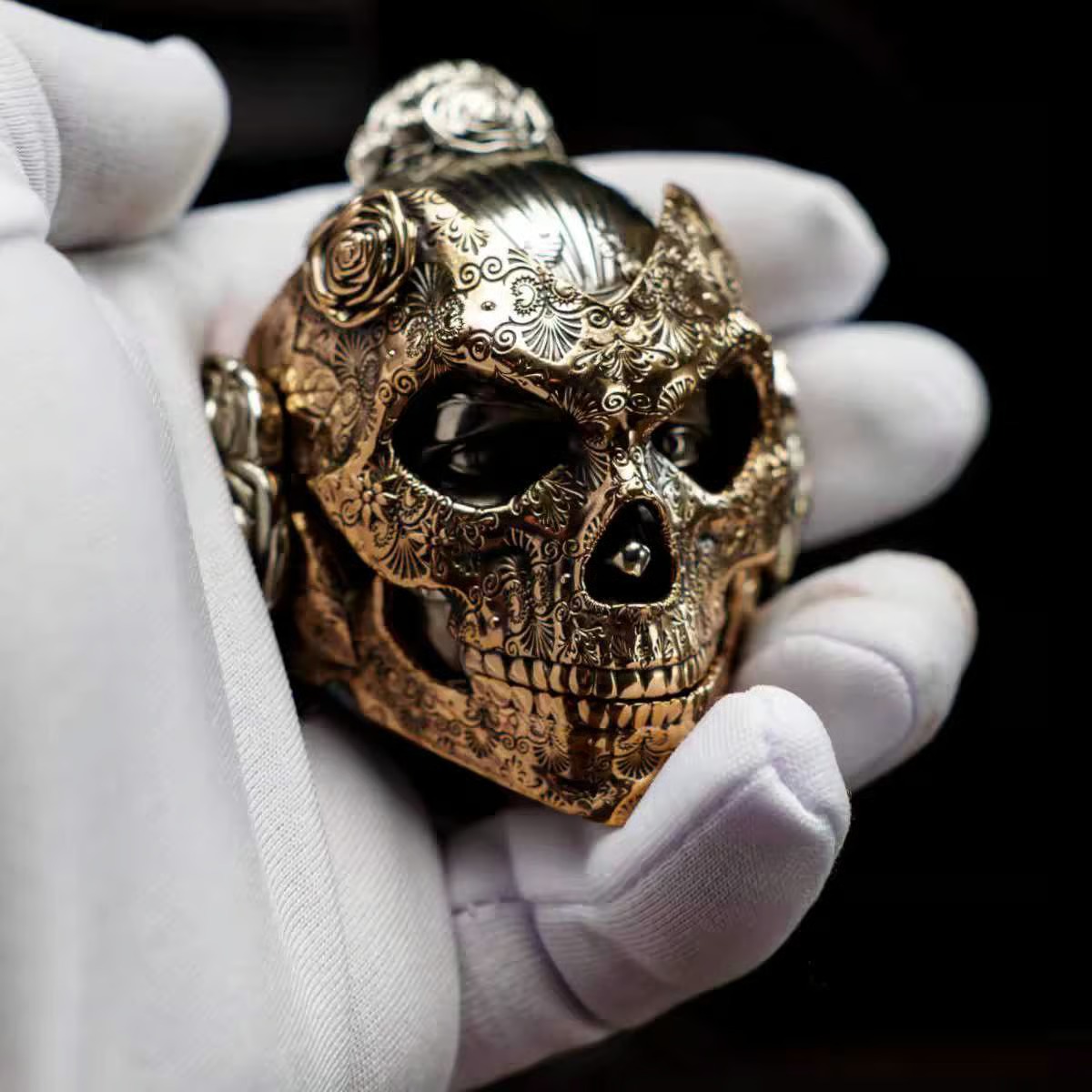 🔥2025 Hot Sale 49% OFF - 💀Handmade Metal Mechanical Skull