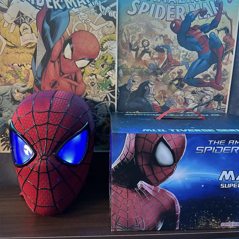 Super Spidey Motorized Ring Control Eye Blink Mask